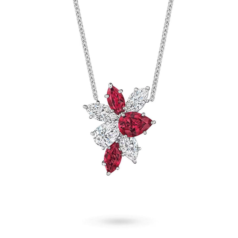 The Crimson Petal Pendant