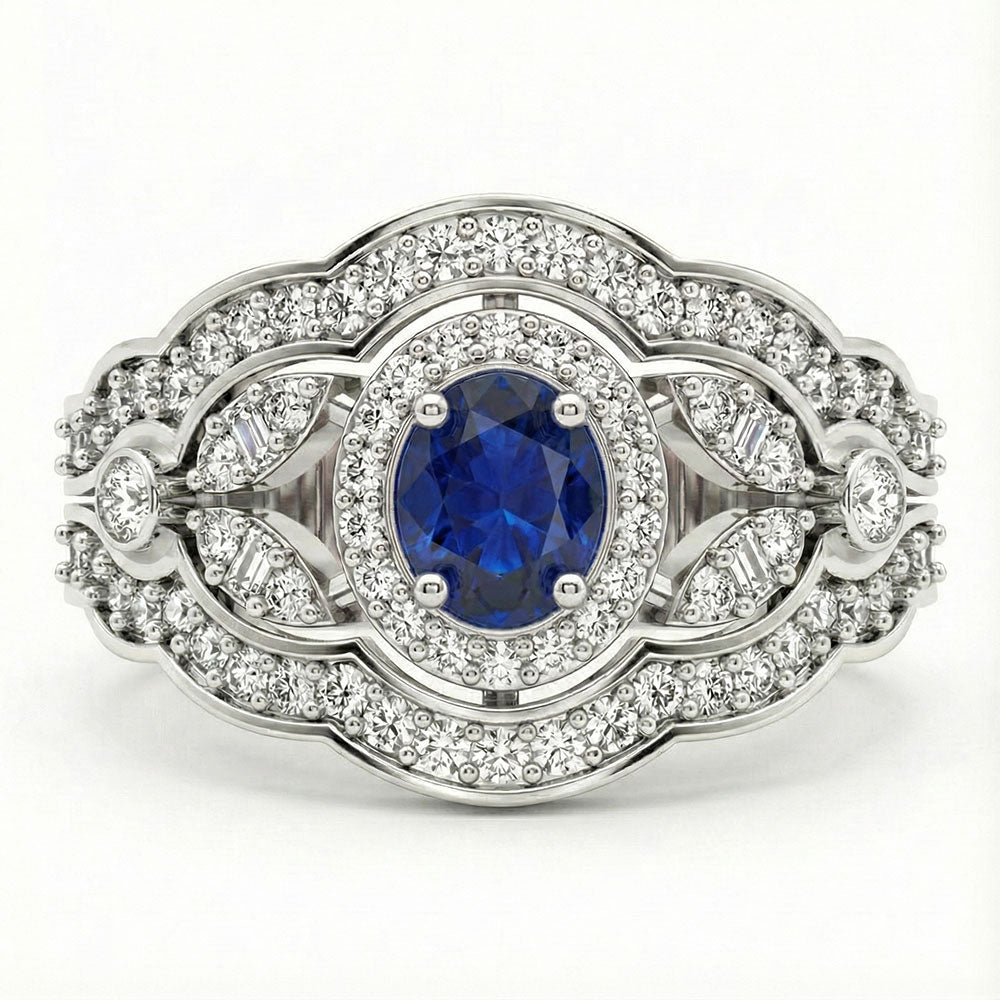 Vintage Halo Majesty Ring