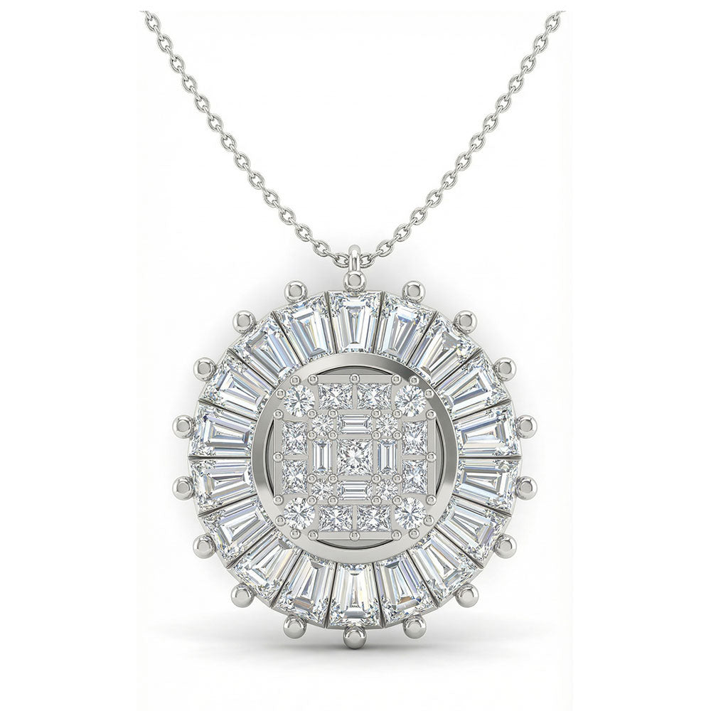 The Meridian Baguette Pendant